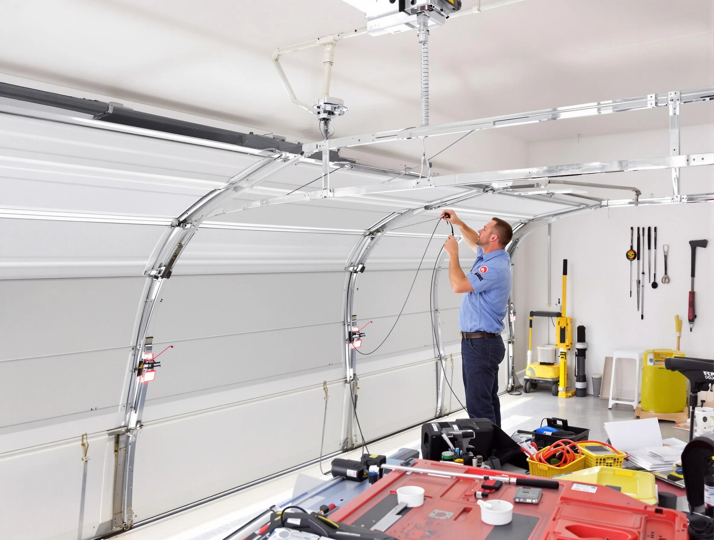 Garage door cable repair service by Scotch Plains Garage Door Repair in Scotch Plains