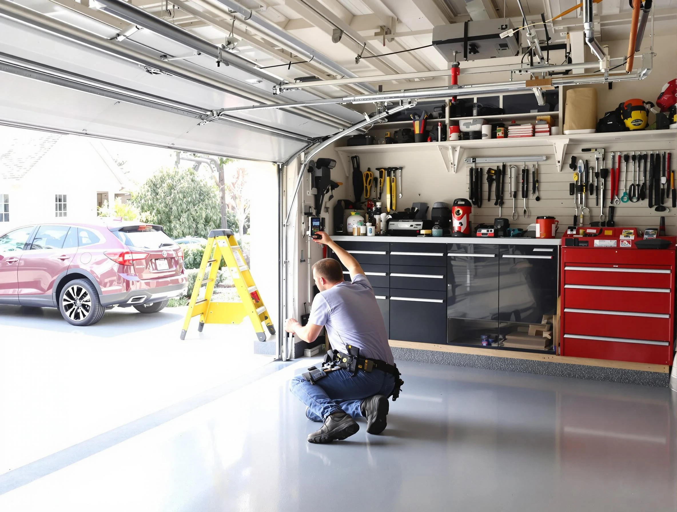 Local garage door repair service by Scotch Plains Garage Door Repair in Scotch Plains